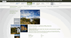 Desktop Screenshot of apartmanypalenica.sk