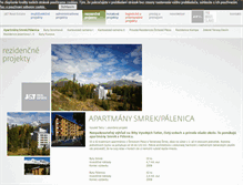 Tablet Screenshot of apartmanypalenica.sk